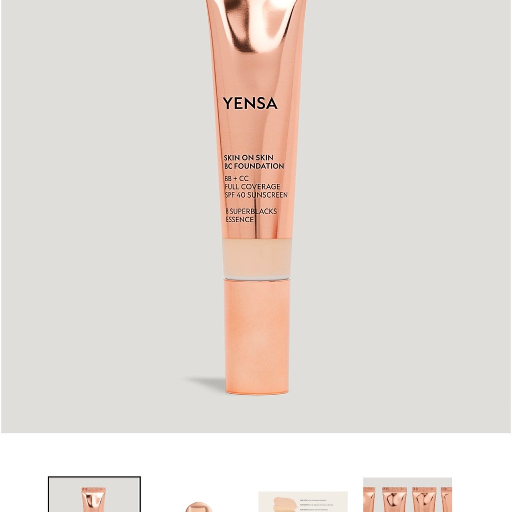 NIB YENSA BEAUTY
Skin on Skin BC Foundation in Light Neutral Spf 40